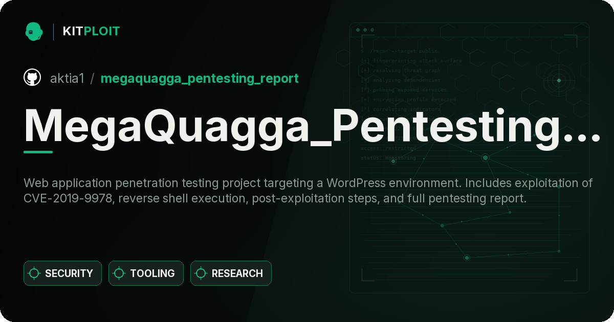 MegaQuagga_Pentesting_Report preview