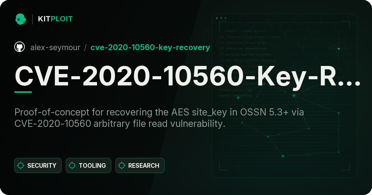 CVE-2020-10560-Key-Recovery preview