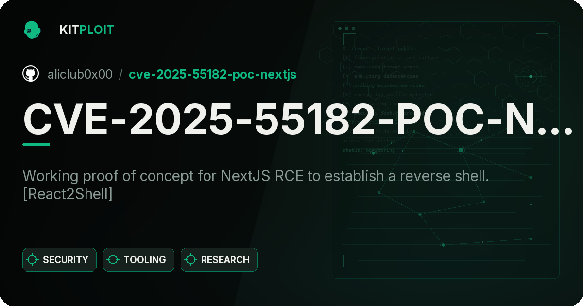 CVE-2025-55182-POC-NEXTJS preview