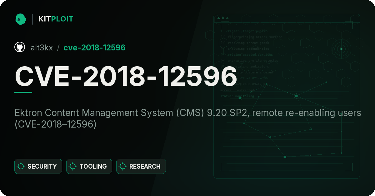 CVE-2018-12596 preview