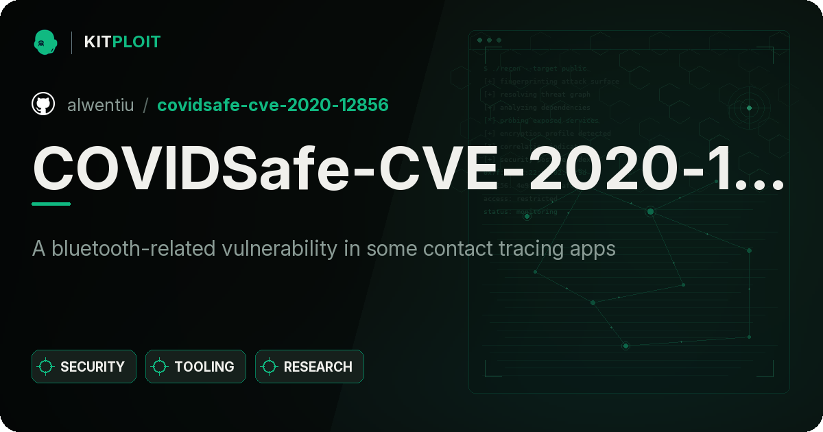 COVIDSafe-CVE-2020-12856 preview