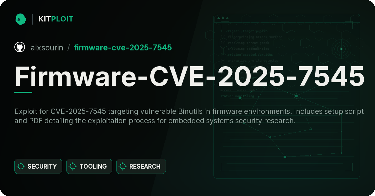 Firmware-CVE-2025-7545 preview