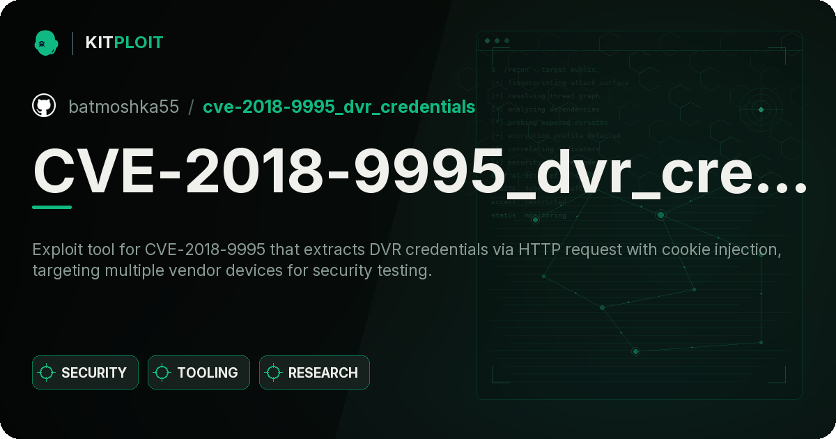 CVE-2018-9995_dvr_credentials preview