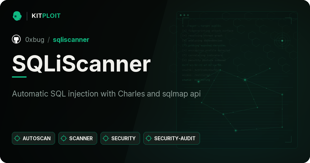 SQLiScanner preview