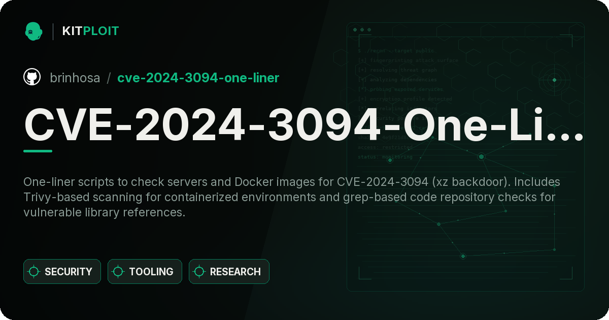 CVE-2024-3094-One-Liner preview