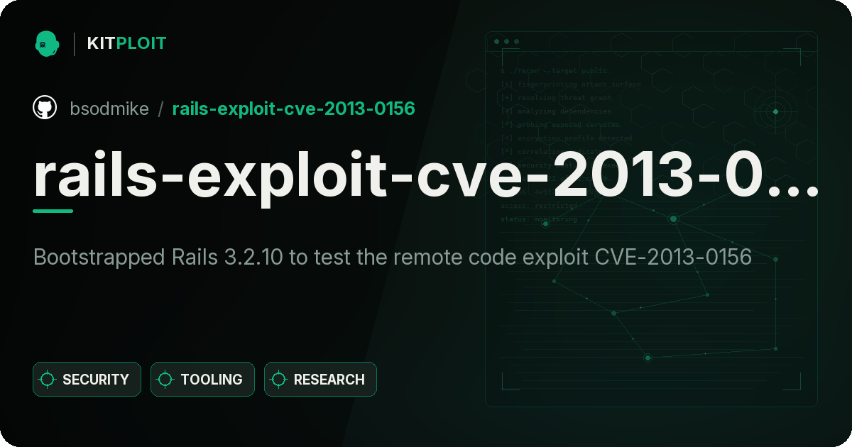 rails-exploit-cve-2013-0156 preview