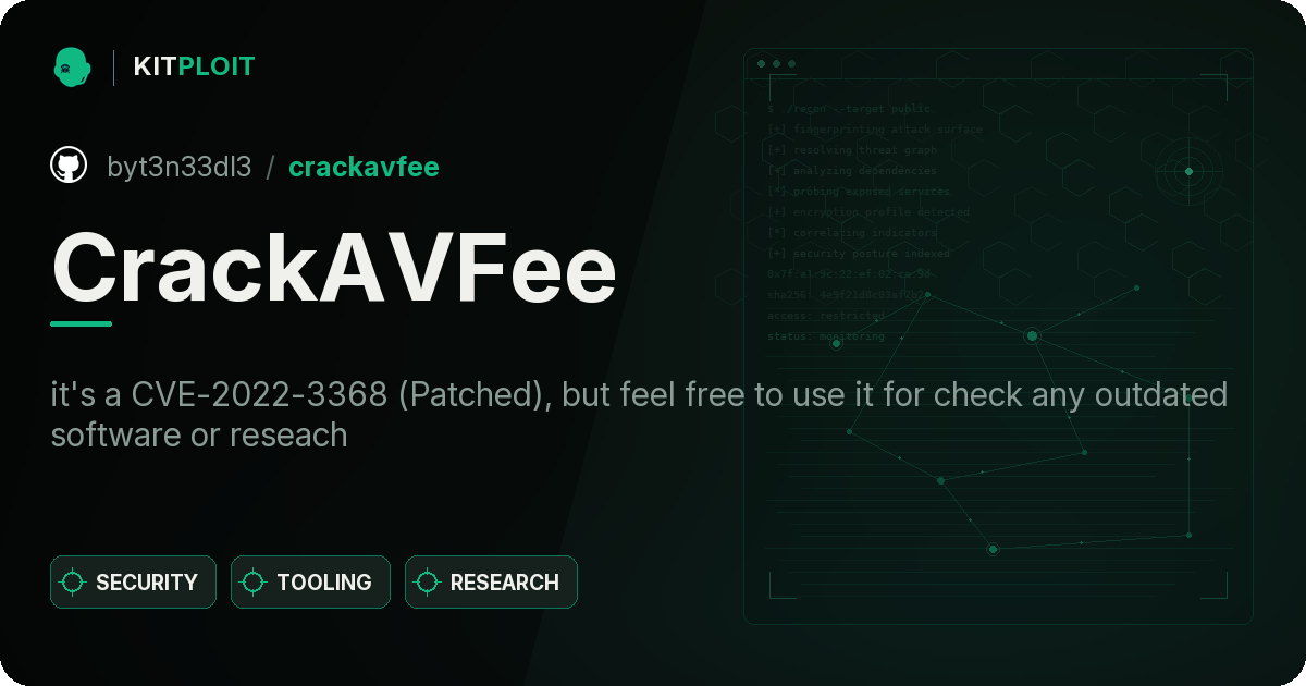 CrackAVFee preview