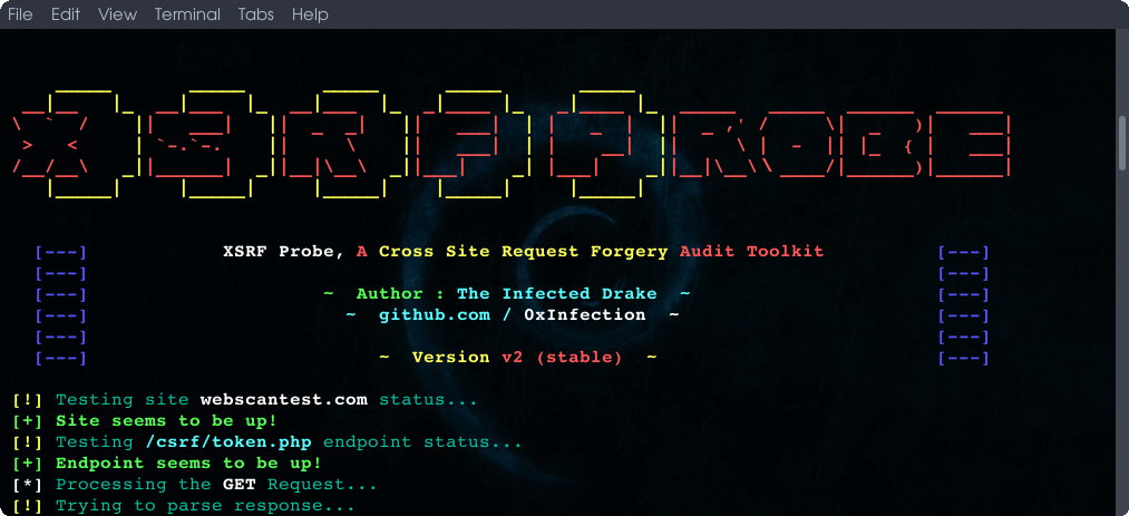 XSRFProbe preview