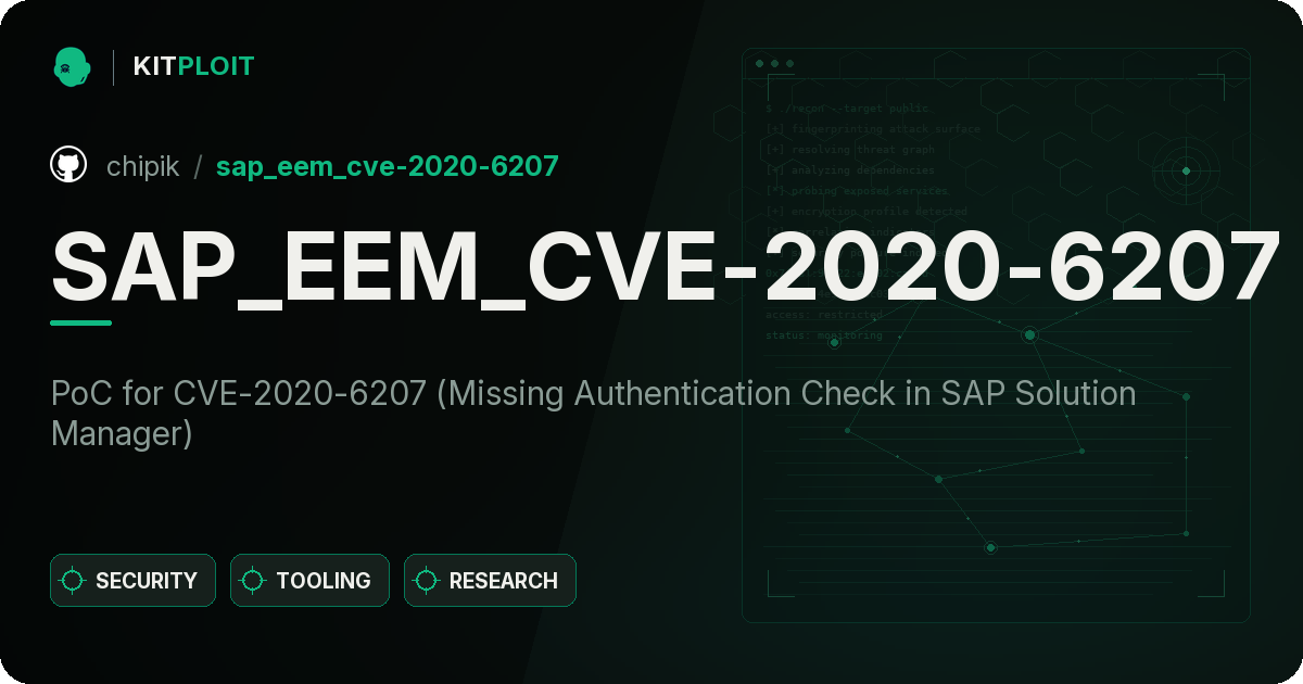 SAP_EEM_CVE-2020-6207 preview
