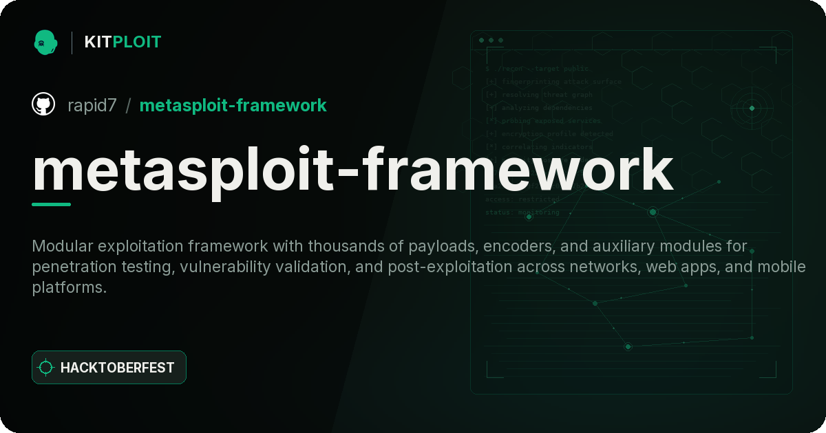 metasploit-framework preview