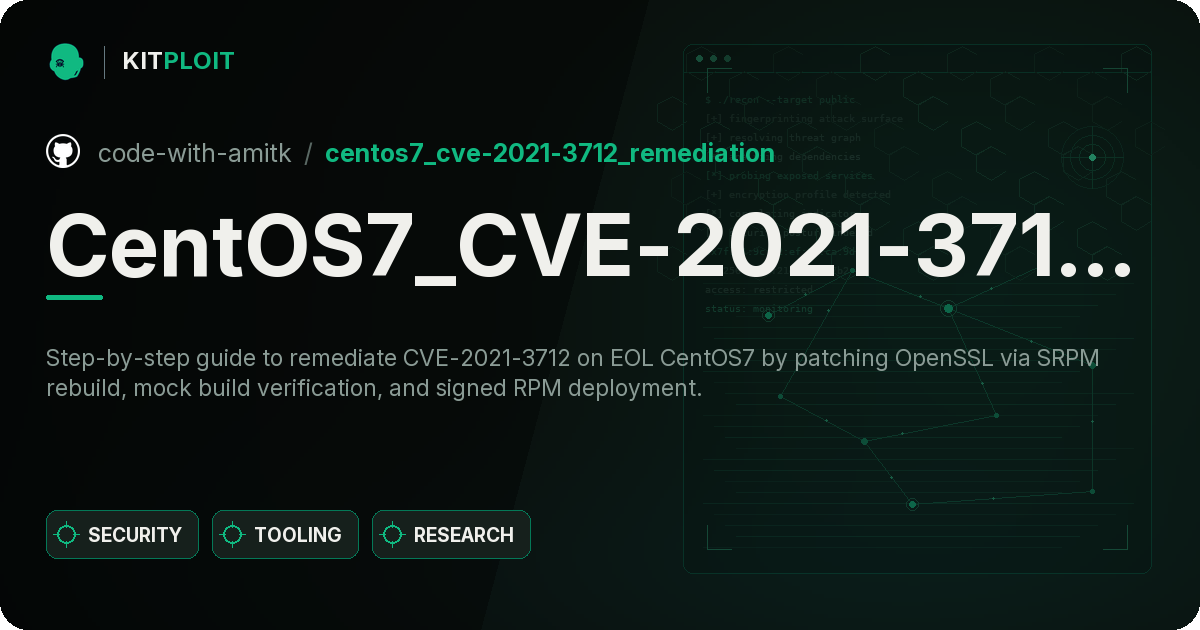 CentOS7_CVE-2021-3712_Remediation preview