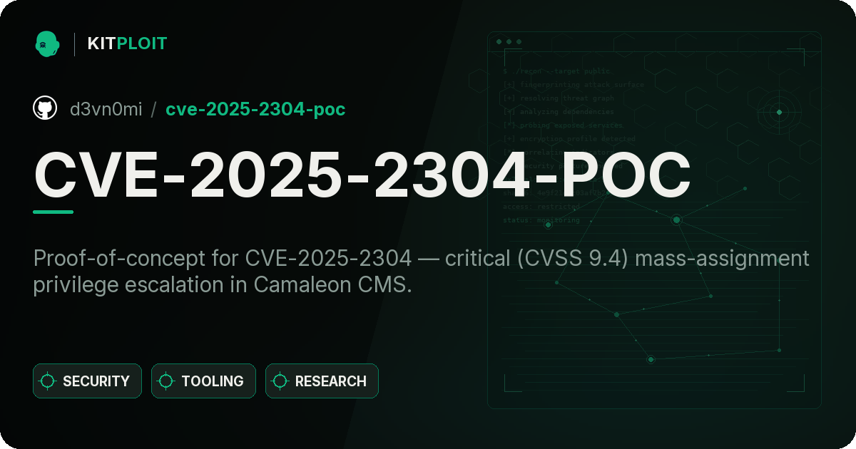 CVE-2025-2304-POC preview