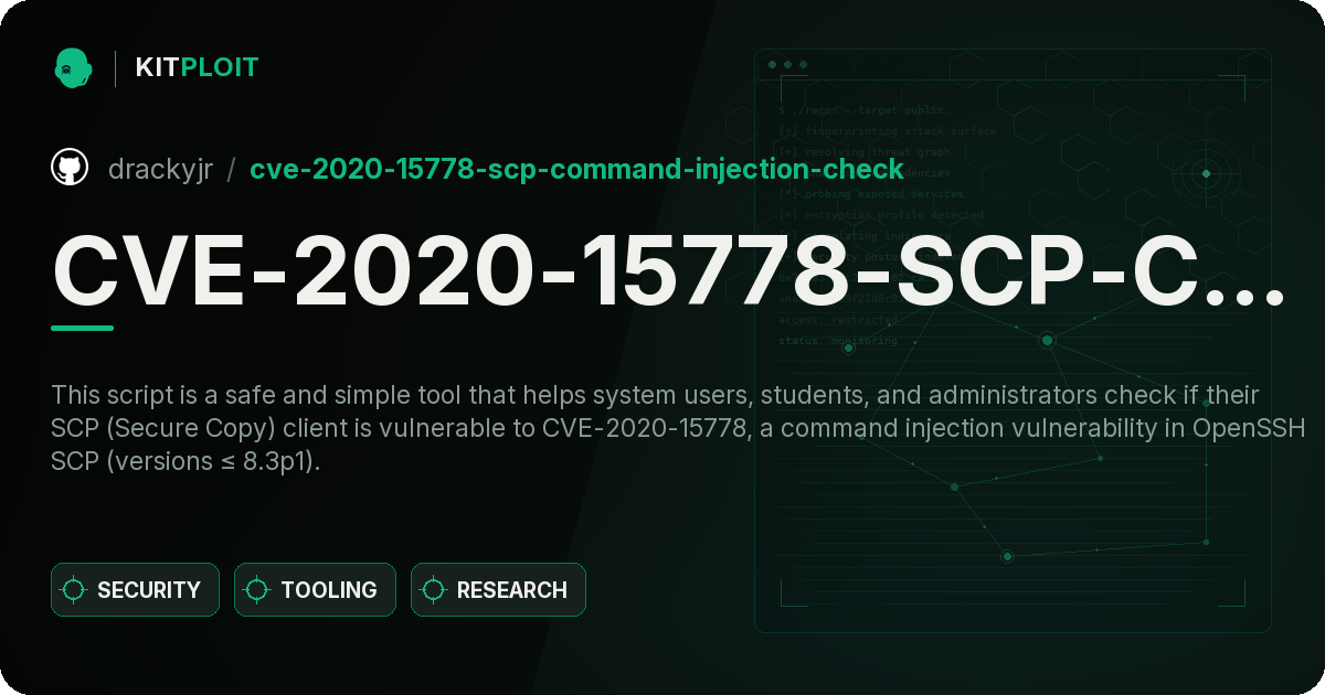 CVE-2020-15778-SCP-Command-Injection-Check preview