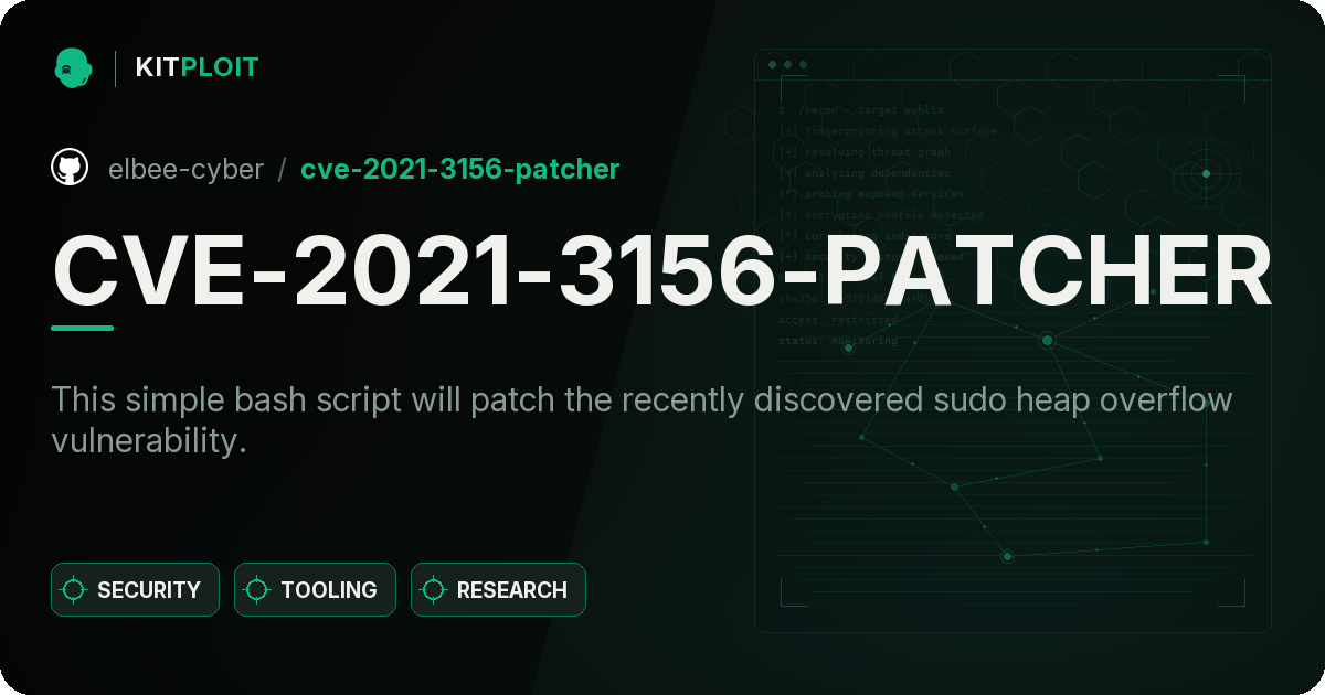 CVE-2021-3156-PATCHER preview