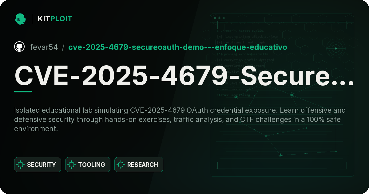 CVE-2025-4679-SecureOAuth-Demo---Enfoque-educativo preview