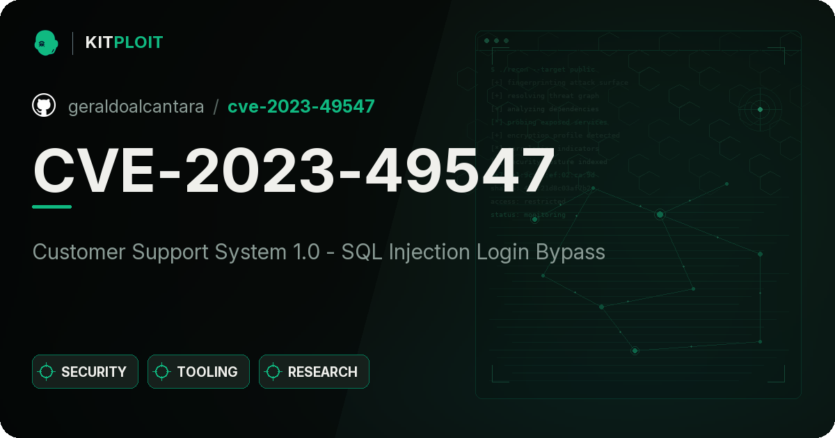 CVE-2023-49547 preview