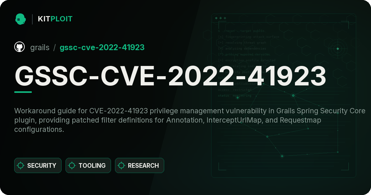 GSSC-CVE-2022-41923 preview