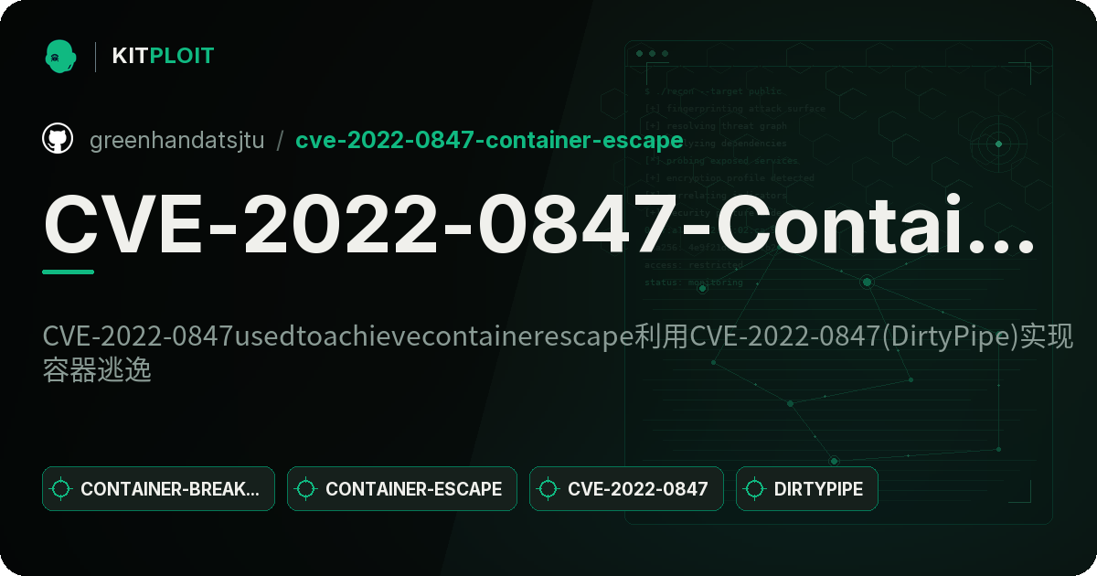 CVE-2022-0847-Container-Escape preview