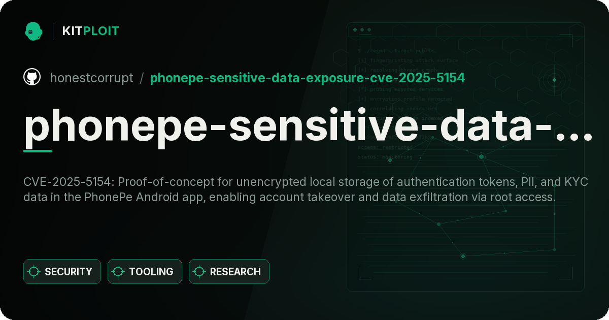 phonepe-sensitive-data-exposure-cve-2025-5154 preview