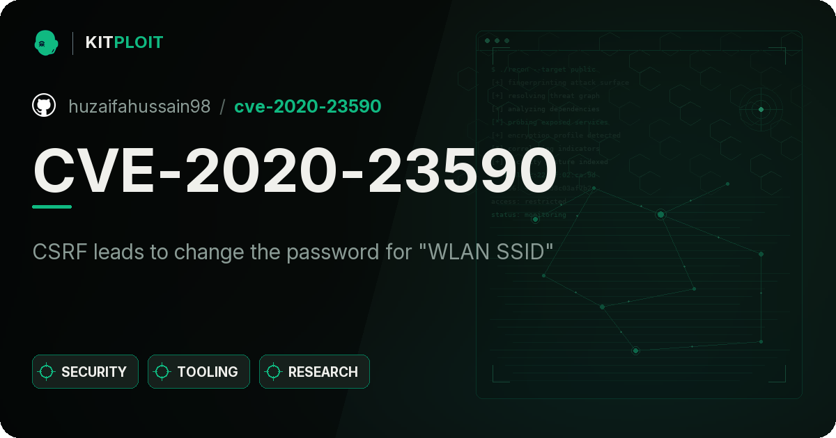 CVE-2020-23590 preview