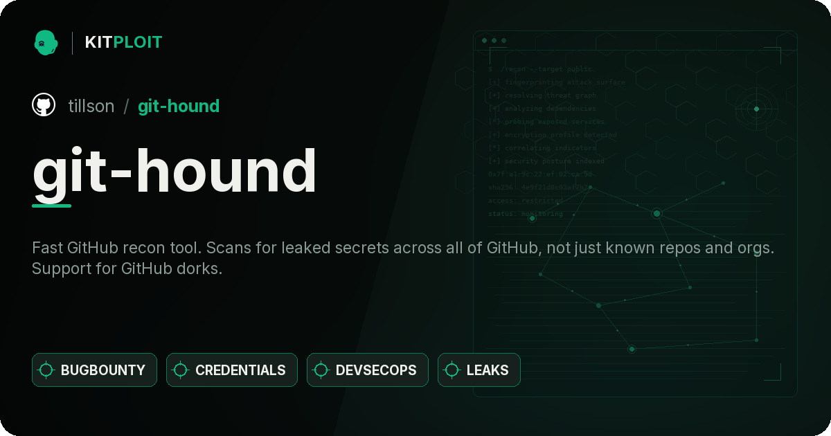 git-hound preview