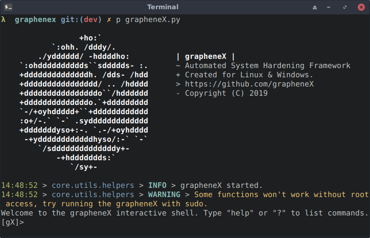 grapheneX preview