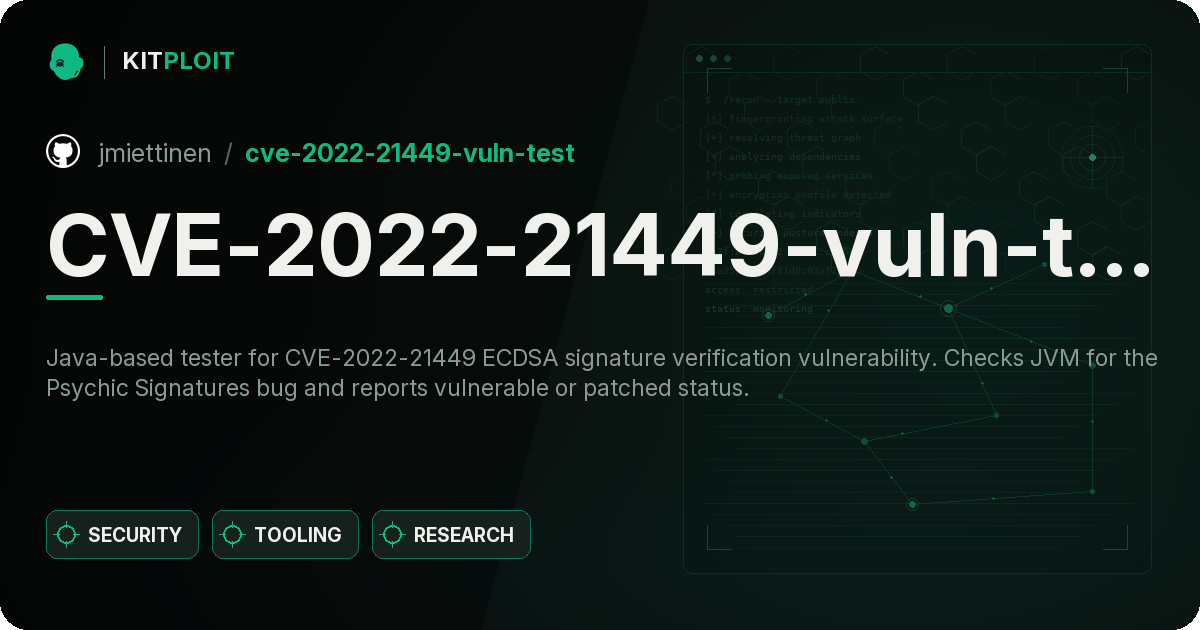 CVE-2022-21449-vuln-test preview