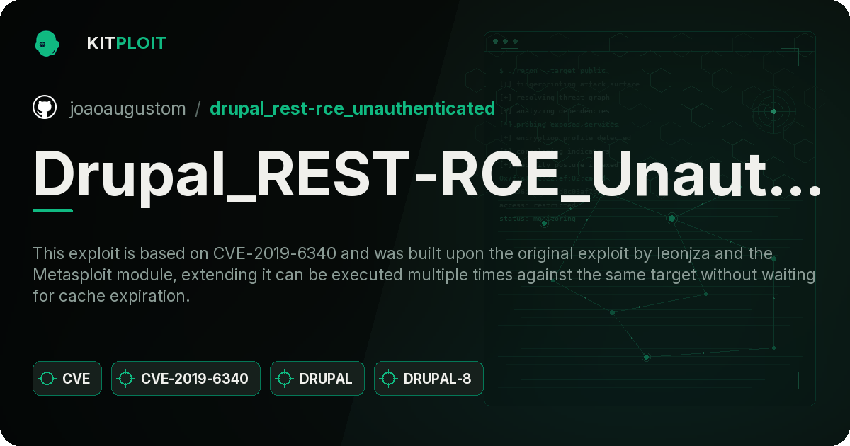 Drupal_REST-RCE_Unauthenticated preview