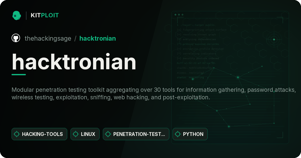 hacktronian preview