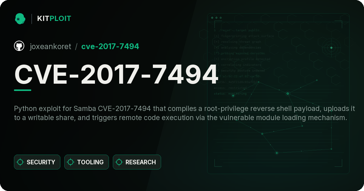 CVE-2017-7494 preview