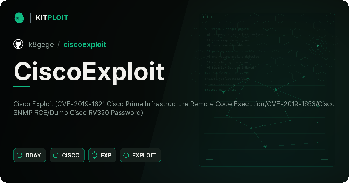 CiscoExploit preview
