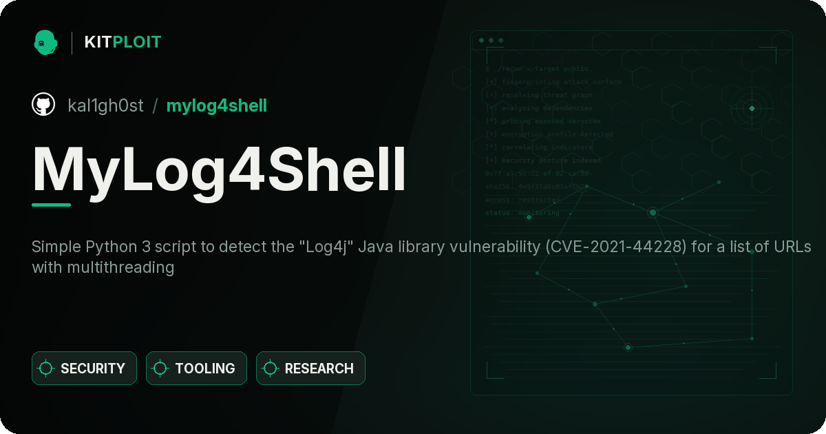MyLog4Shell preview