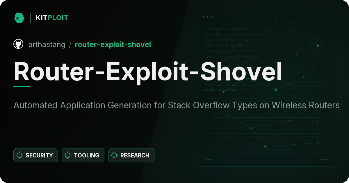 Router-Exploit-Shovel preview