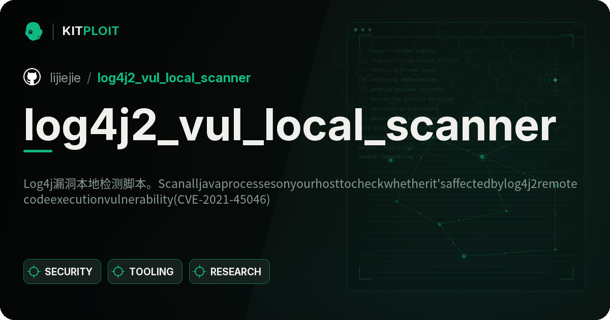 log4j2_vul_local_scanner preview