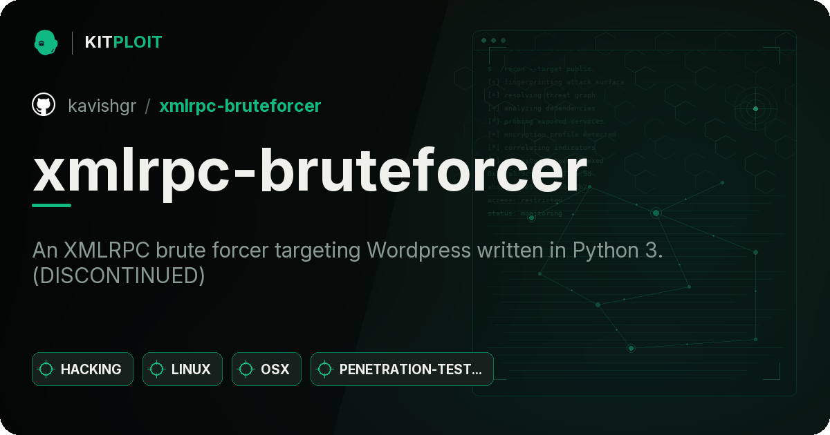 xmlrpc-bruteforcer preview