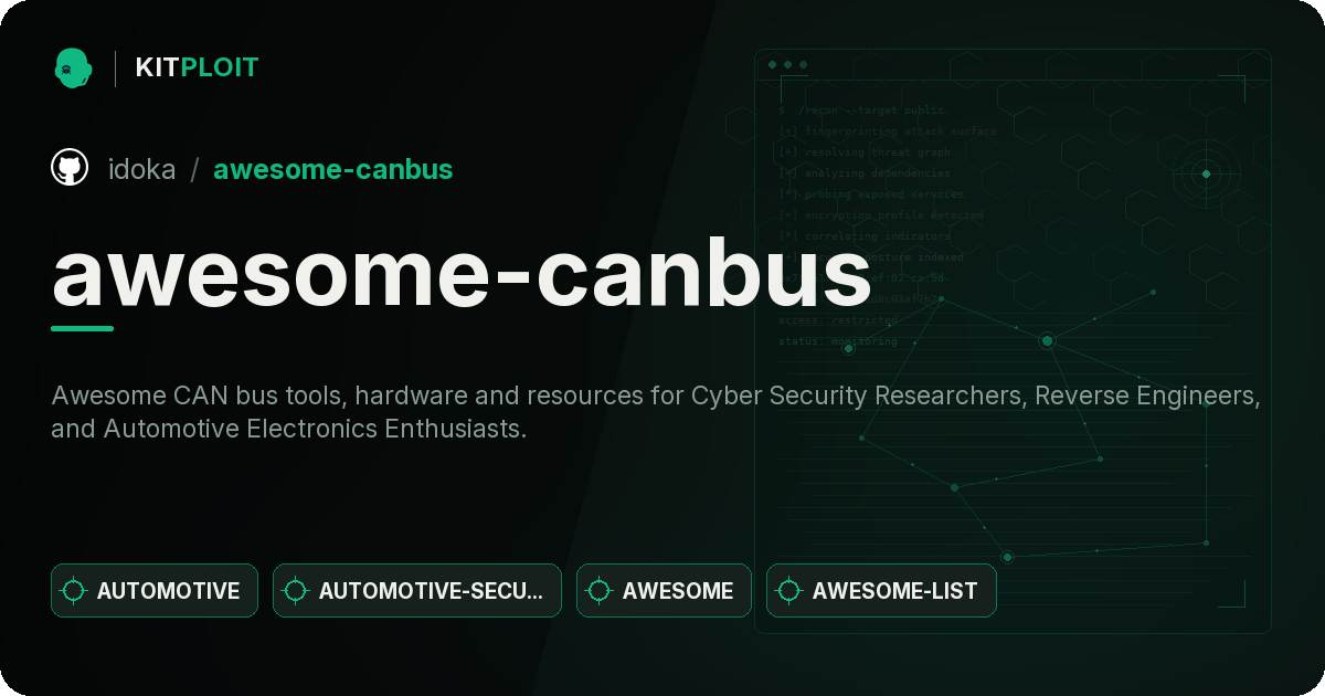 awesome-canbus preview