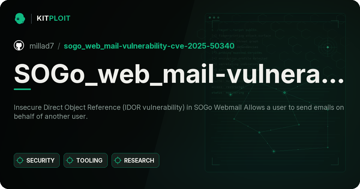 SOGo_web_mail-vulnerability-CVE-2025-50340 preview