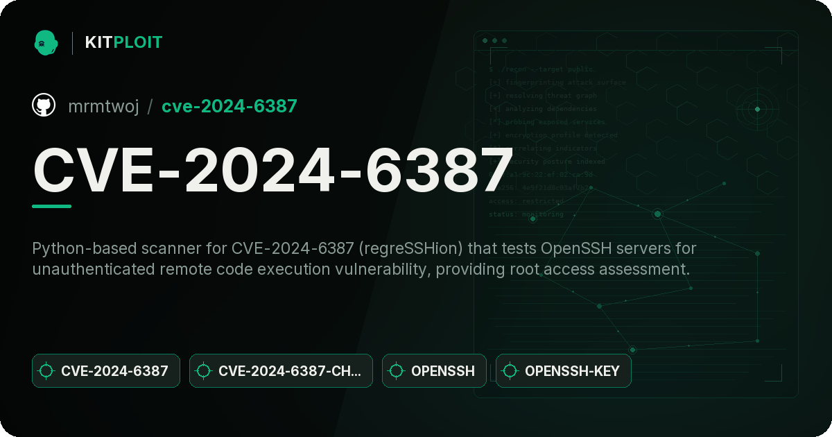 CVE-2024-6387 preview