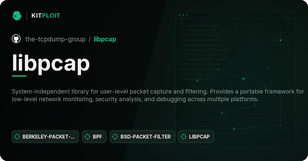 libpcap preview