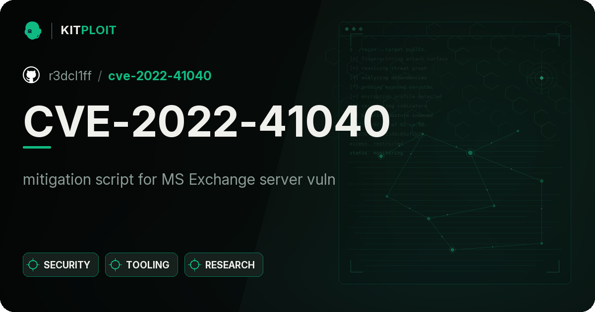 CVE-2022-41040 preview