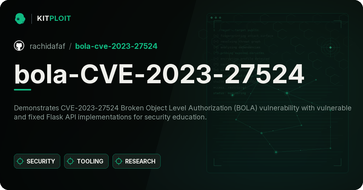 bola-CVE-2023-27524 preview