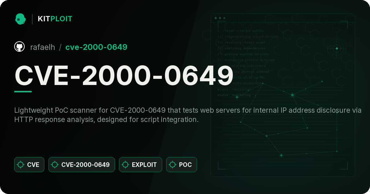 CVE-2000-0649 preview