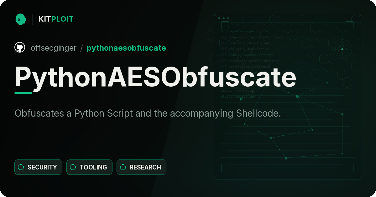 PythonAESObfuscate preview