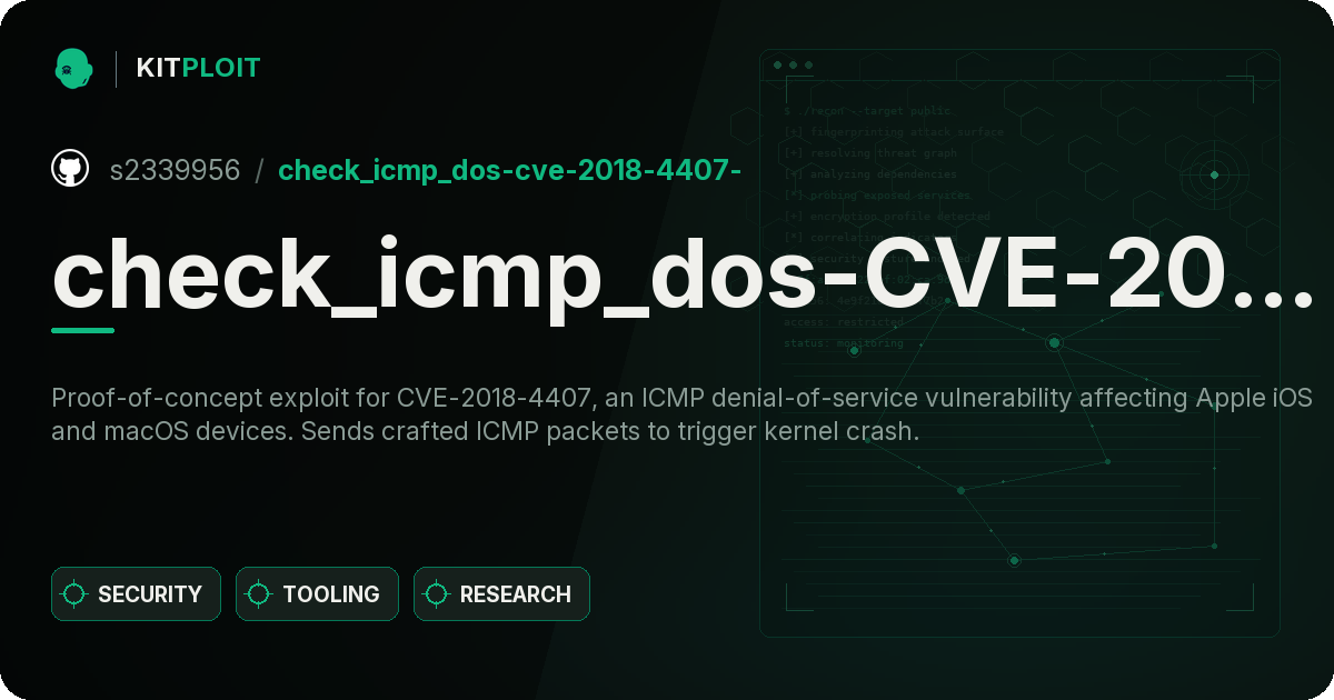 check_icmp_dos-CVE-2018-4407- preview