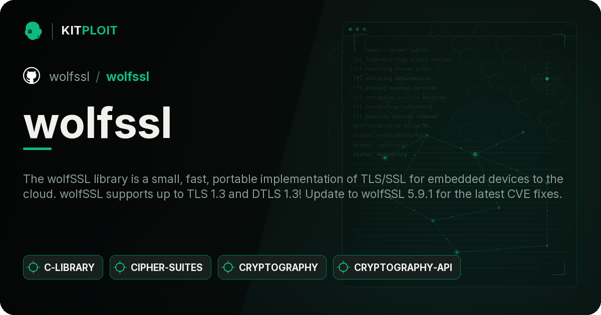 wolfssl preview