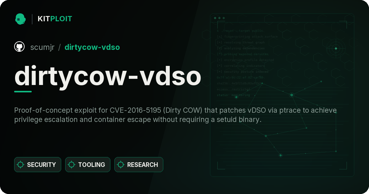 dirtycow-vdso preview