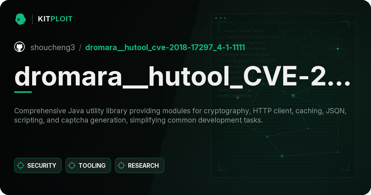 dromara__hutool_CVE-2018-17297_4-1-1111 preview