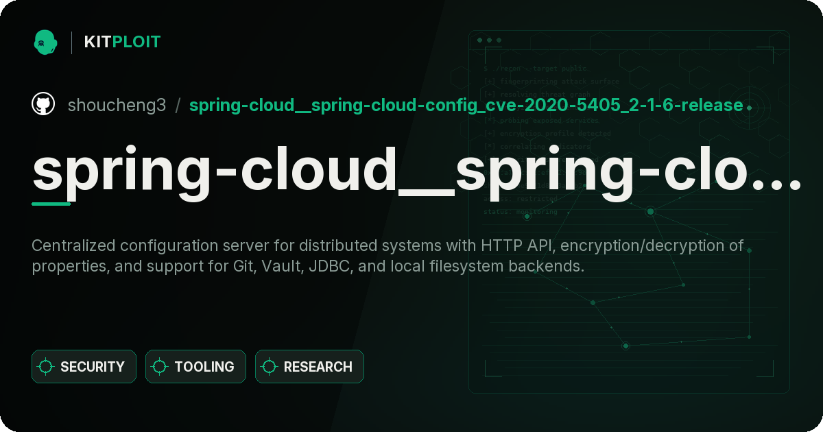 spring-cloud__spring-cloud-config_CVE-2020-5405_2-1-6-RELEASE preview