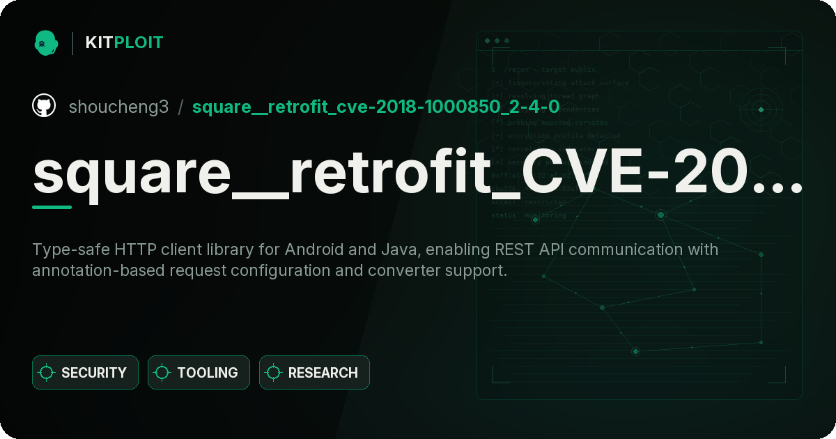 square__retrofit_CVE-2018-1000850_2-4-0 preview