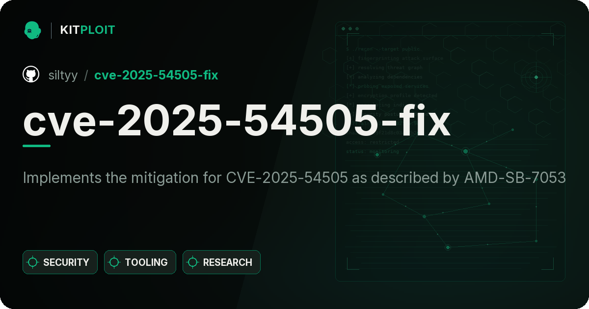 cve-2025-54505-fix preview